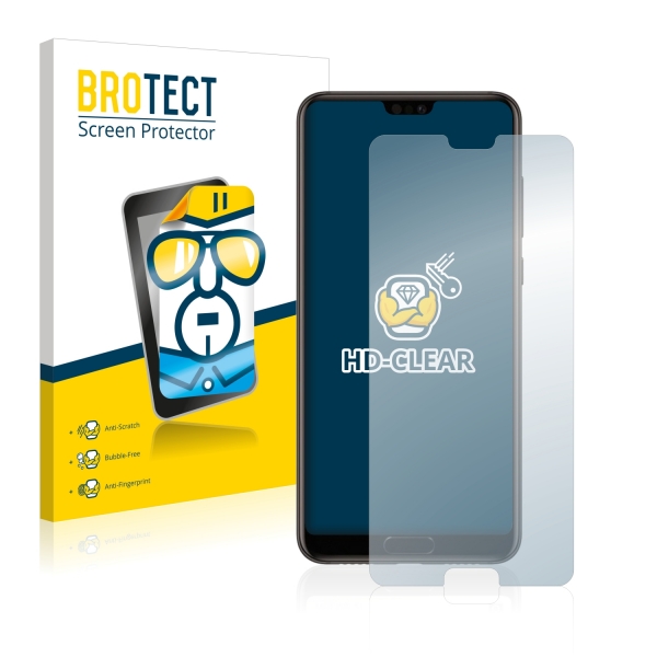 2x BROTECTHD-Clear Screen Protector Huawei P20
