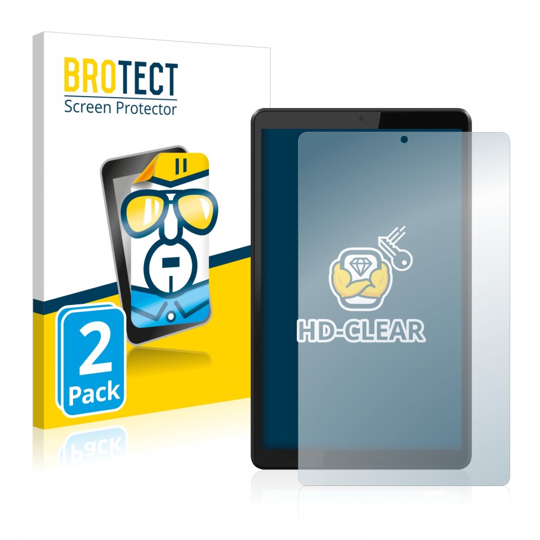2x BROTECTHD-Clear Screen Protector Lenovo Tab M8