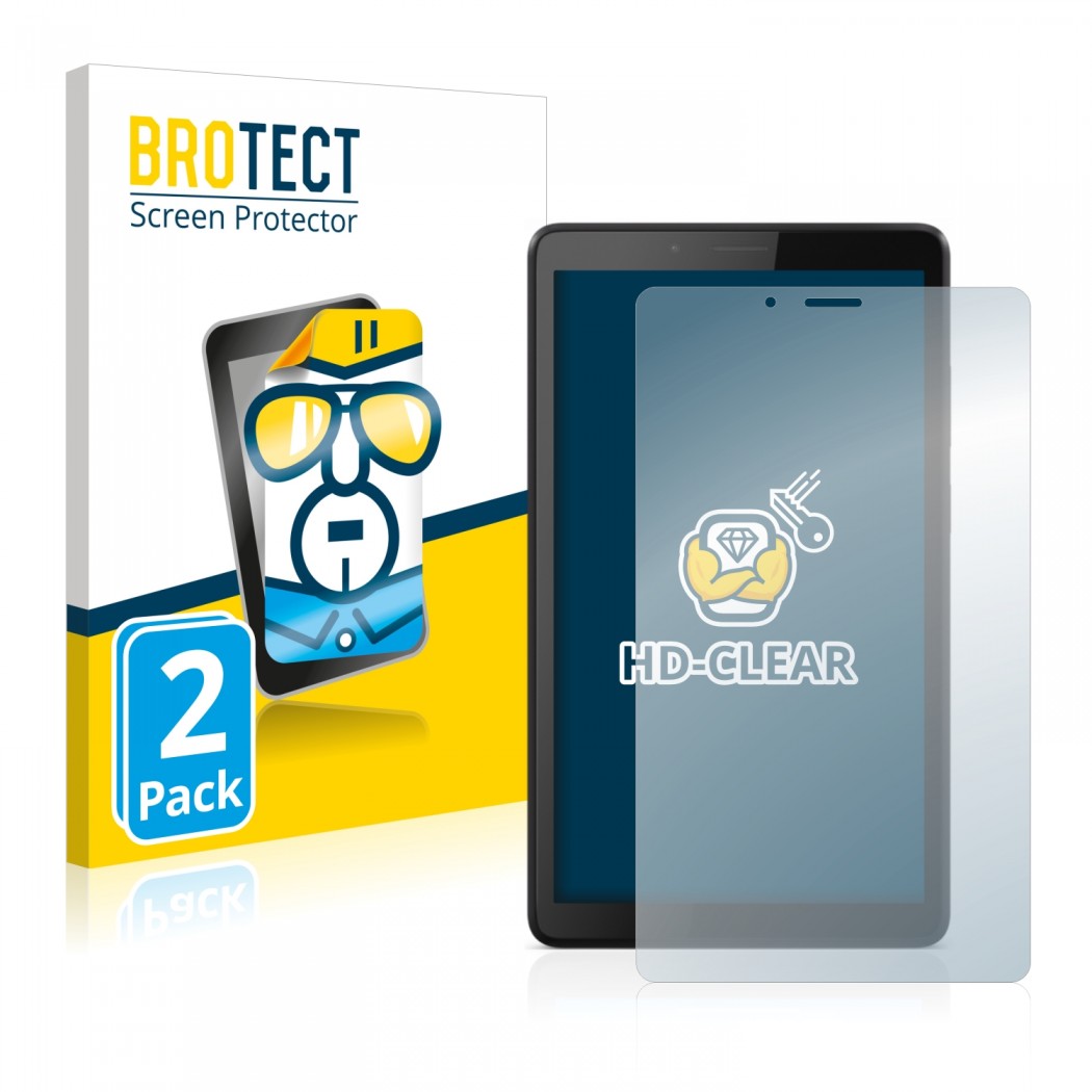 2x BROTECTHD-Clear Screen Protector Lenovo Tab M7